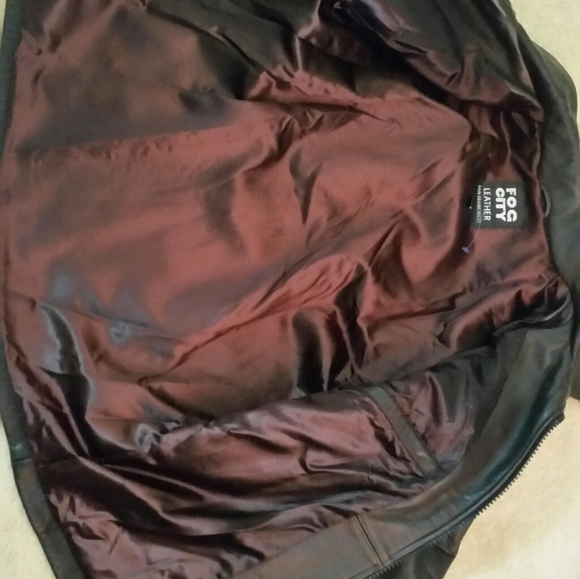 FOG CITY San Francisco Leather jacket - Picture 2 of 16